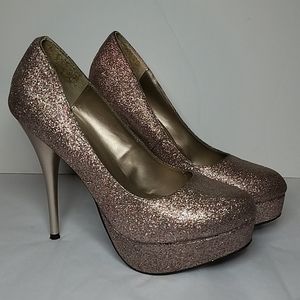 Charlotte Russe Glitter Heels